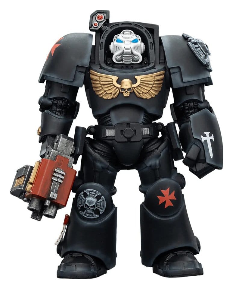 Warhammer 40,000 Figura Black Templars Terminator 2 with Power Fist and Storm Bolter 14 cm Frikytopia