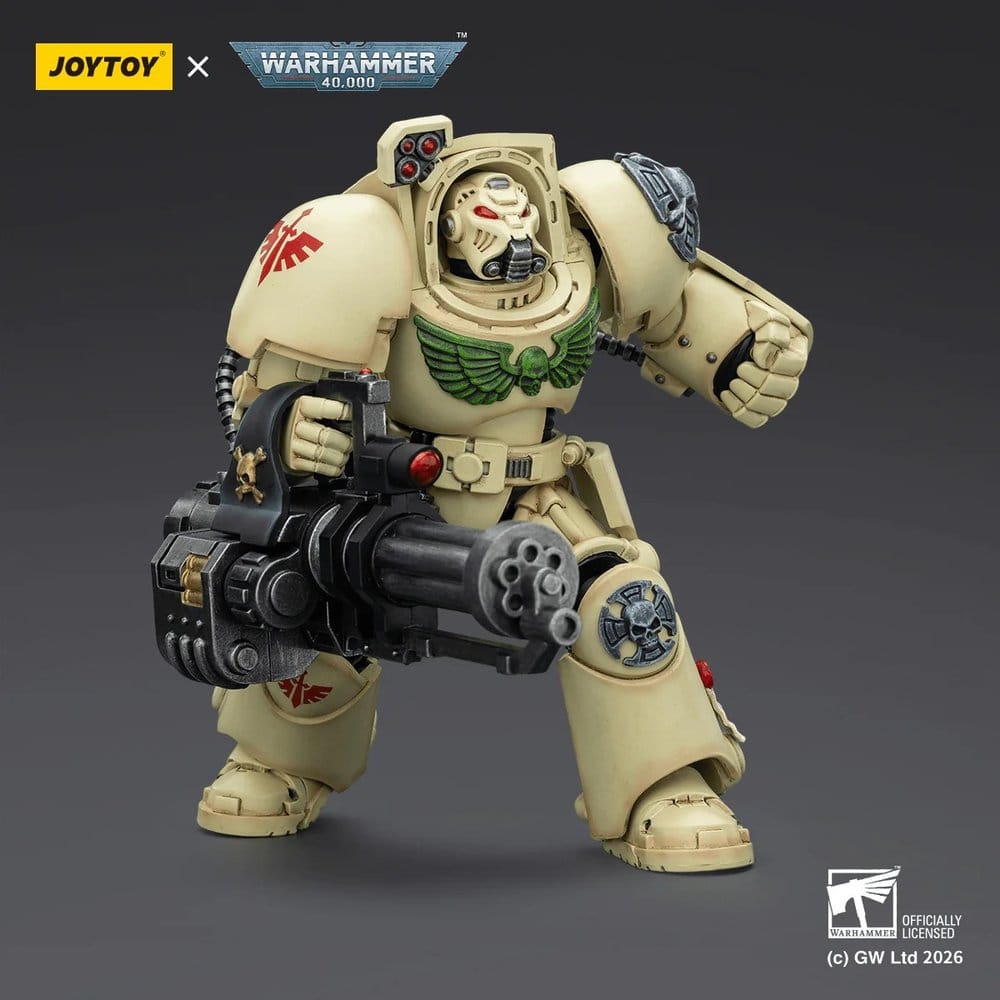Warhammer 40,000 Figura Dark Angels Deathwing Terminator 3 with Power Fist and Assault Cannon 14 cm