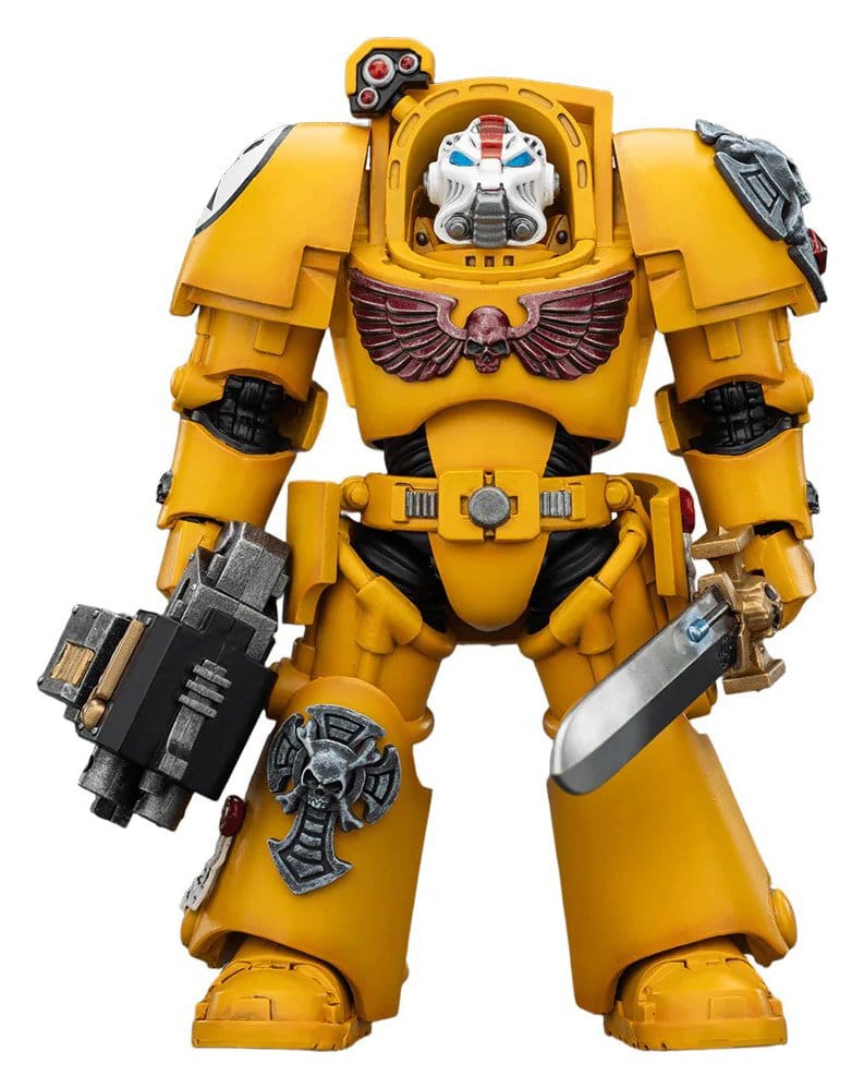 Warhammer 40,000 Figura Imperial Fists Terminator 1 with Power Sword and Storm Bolter 14 cm Frikytopia