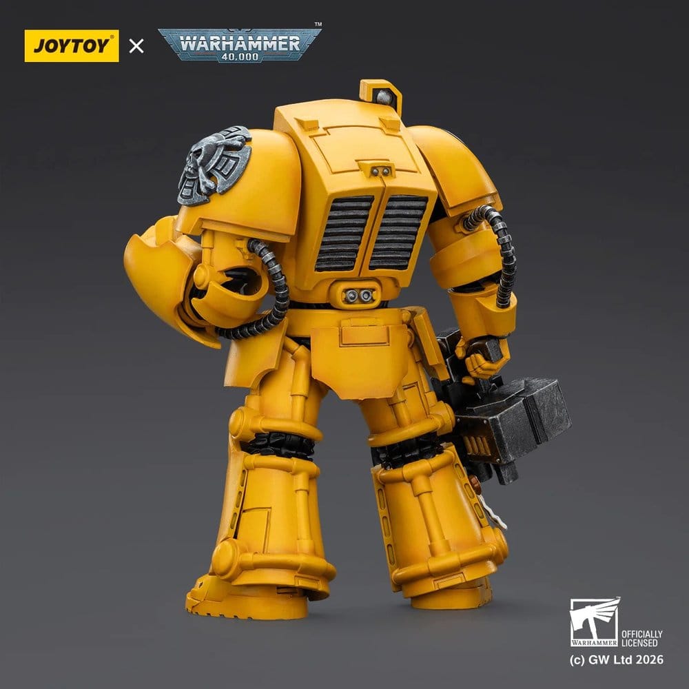 Warhammer 40,000 Figura Imperial Fists Terminator 2 with Power Fist and Storm Bolter 14 cm