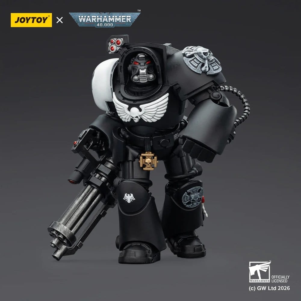 Warhammer 40,000 Figura Raven Guard Terminator 3 with Power Fist and Assault Cannon 14 cm