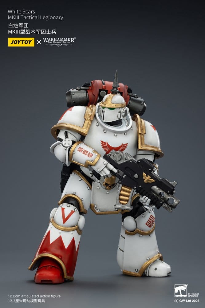 Warhammer The Horus Heresy Figura White Scars MKIll Tactical Legionary 12 cm