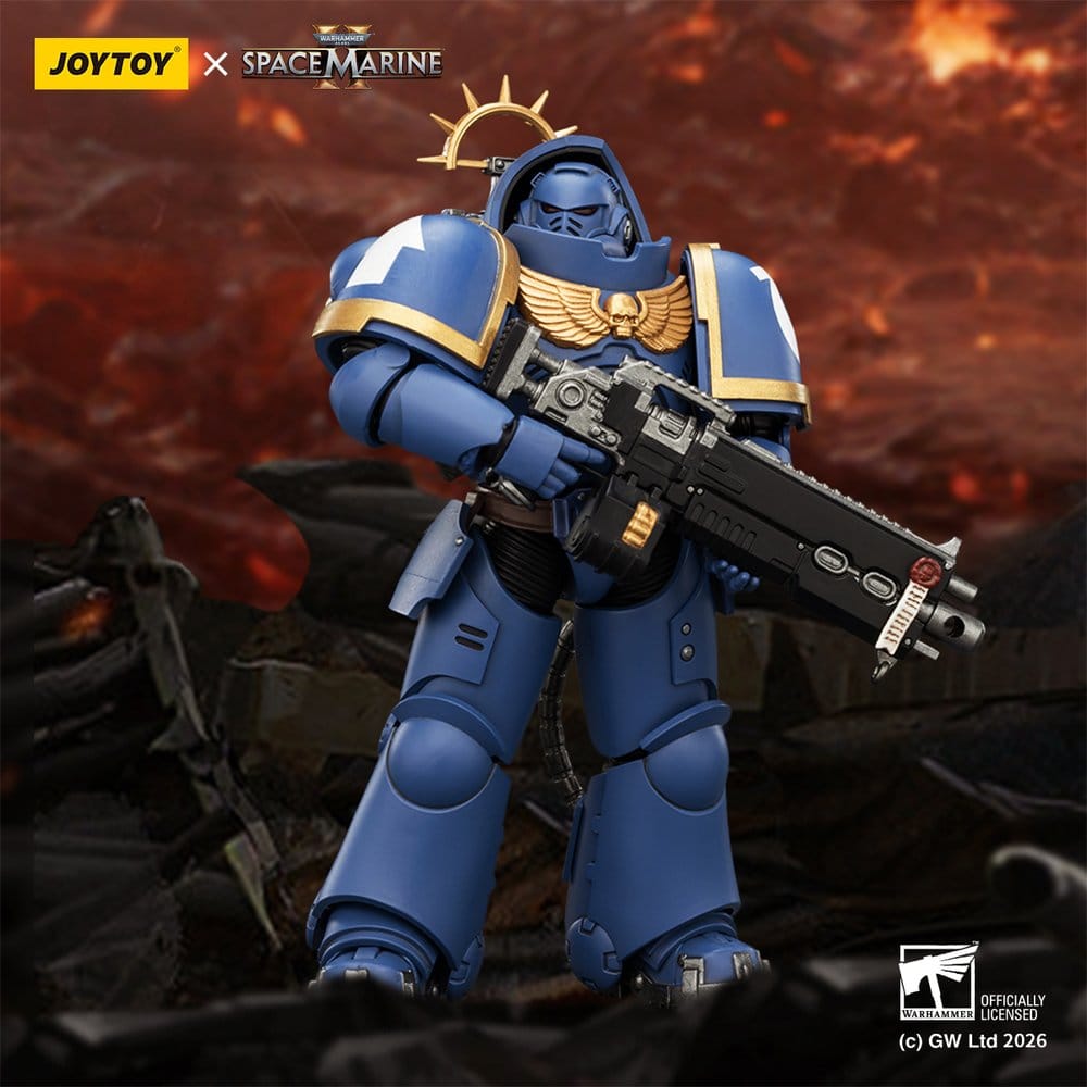 Warhammer 40,000 Figura Game Edition Ultramarines Heavy Intercessor 13 cm