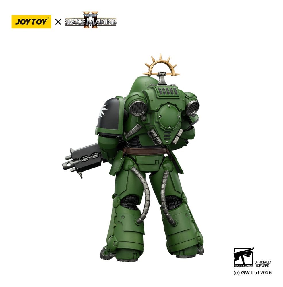 Warhammer 40,000 Figura Edição Jogo Salamandras Intercessor Pesado 13 cm