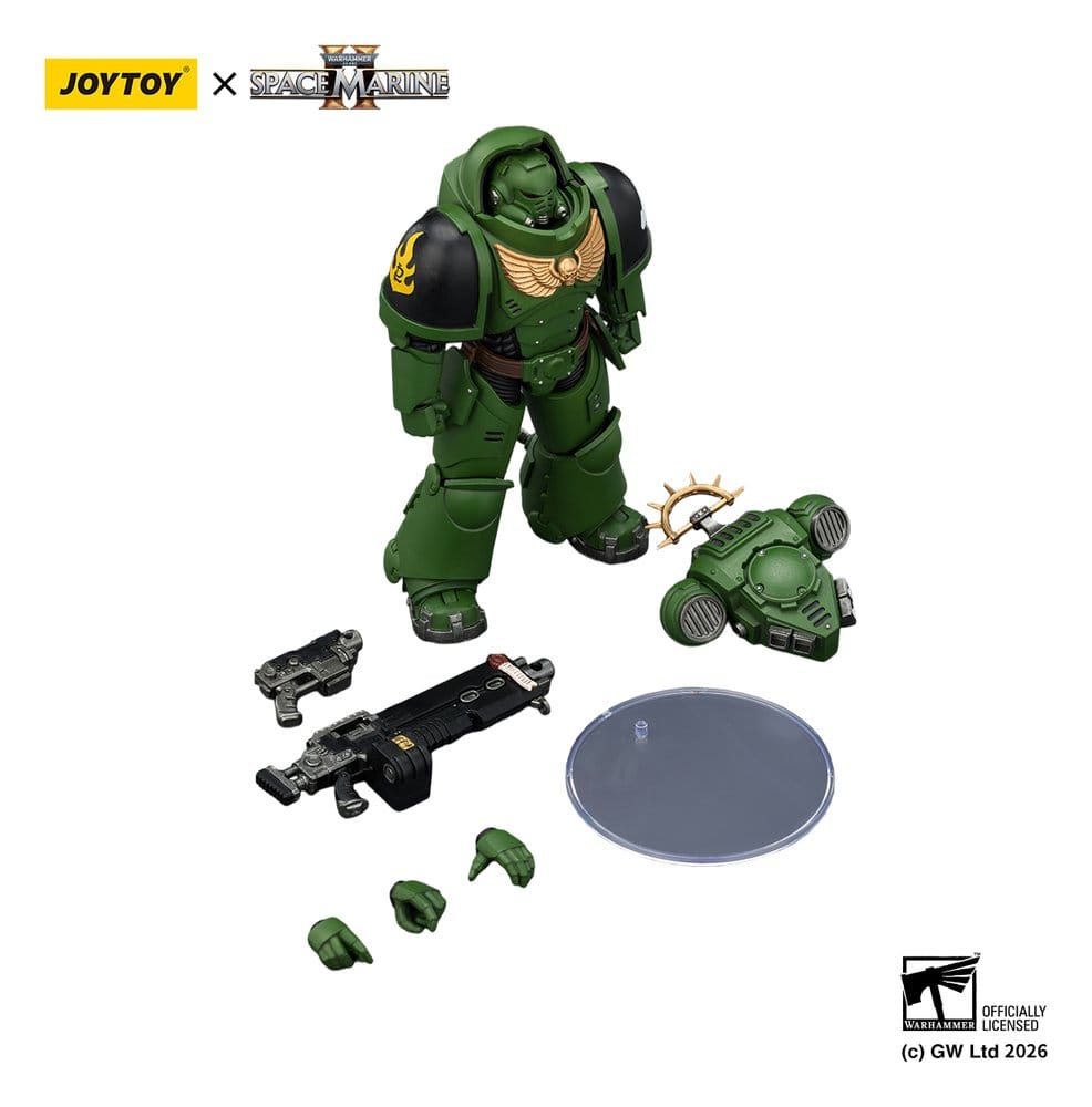 Warhammer 40,000 Figura Edição Jogo Salamandras Intercessor Pesado 13 cm