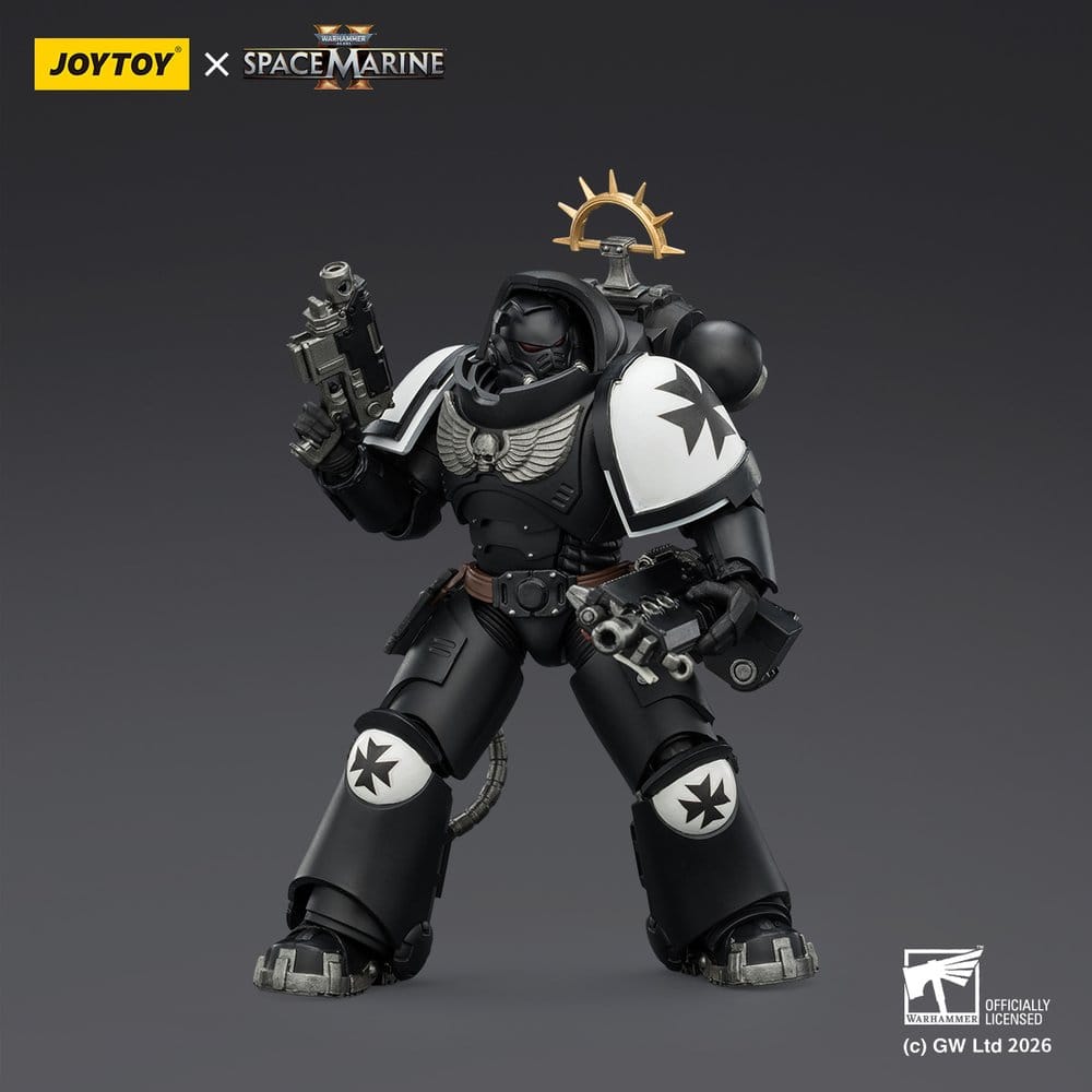 Warhammer 40,000 Figura Game Edition Black Templars Heavy Intercessor 13 cm
