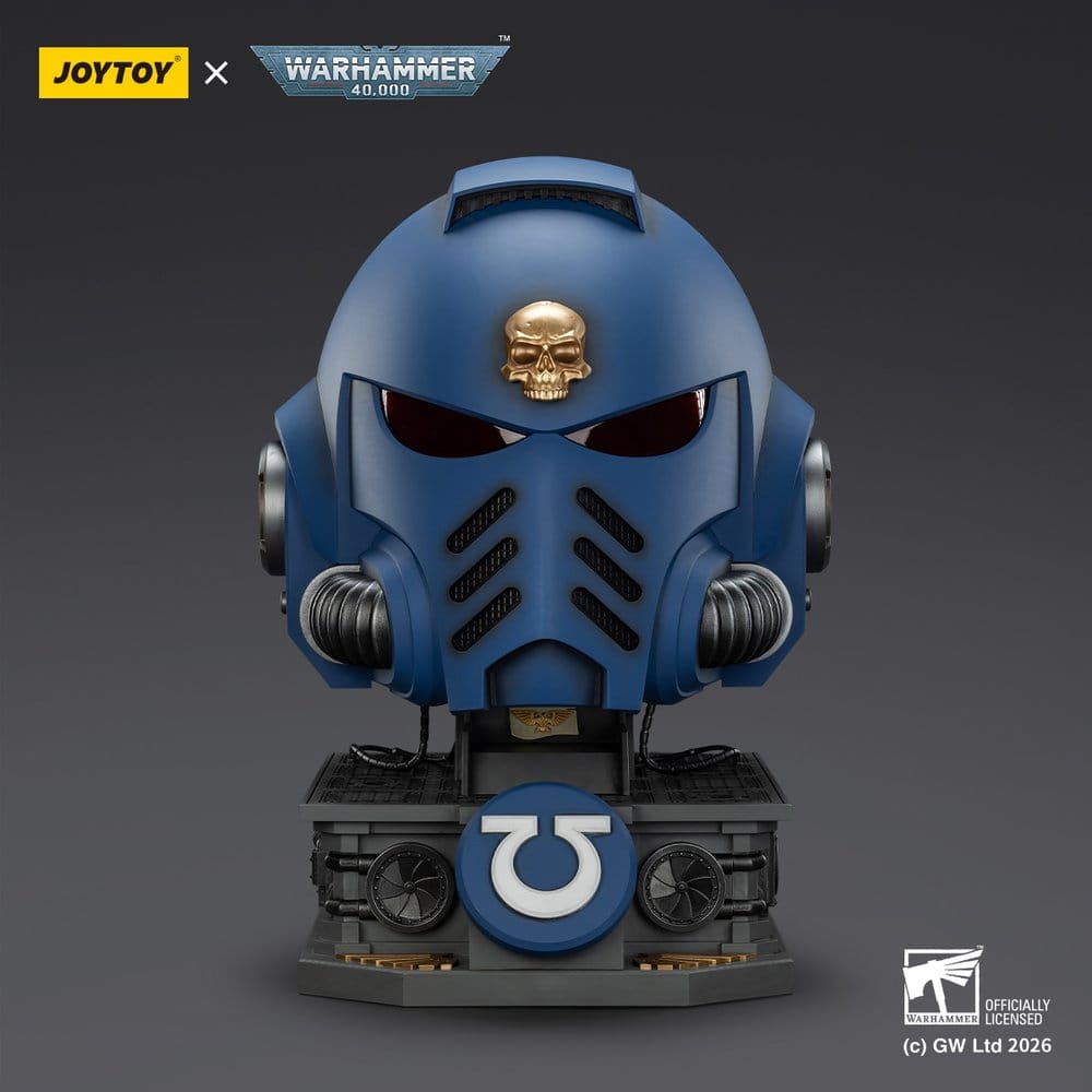 Warhammer 40,000 Captain MkX Helmet & Display Stand Ultramarines 44 cm