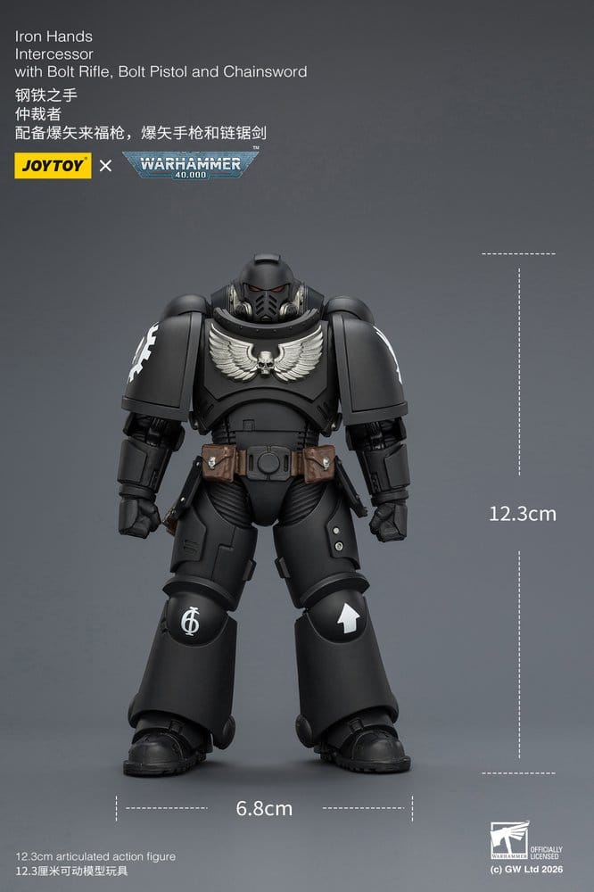 Warhammer 40,000 Figura Iron Hands Intercessor 12 cm