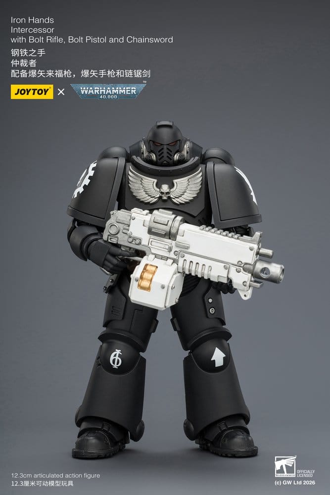 Warhammer 40,000 Figura Iron Hands Intercessor 12 cm