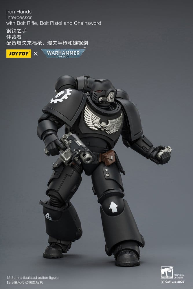Warhammer 40,000 Figura Iron Hands Intercessor 12 cm