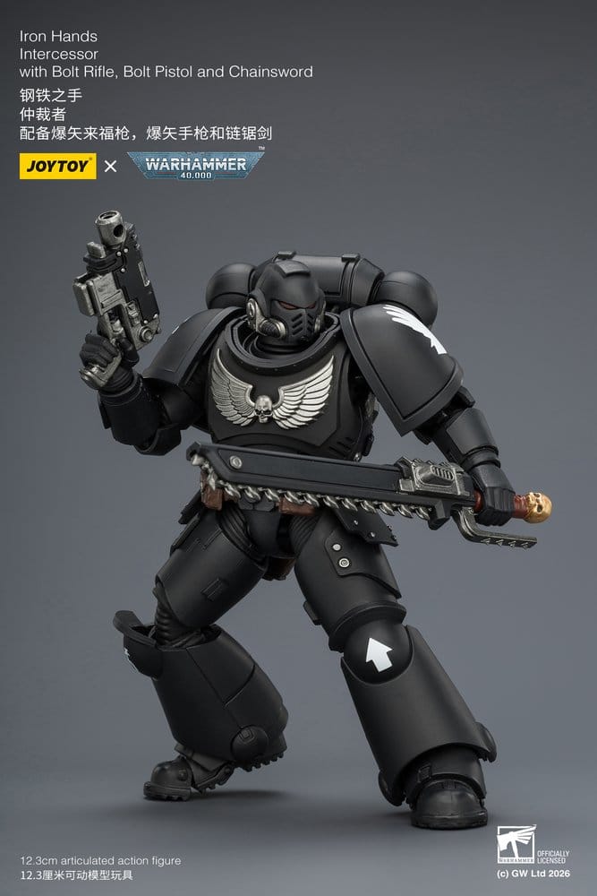Warhammer 40,000 Figura Iron Hands Intercessor 12 cm