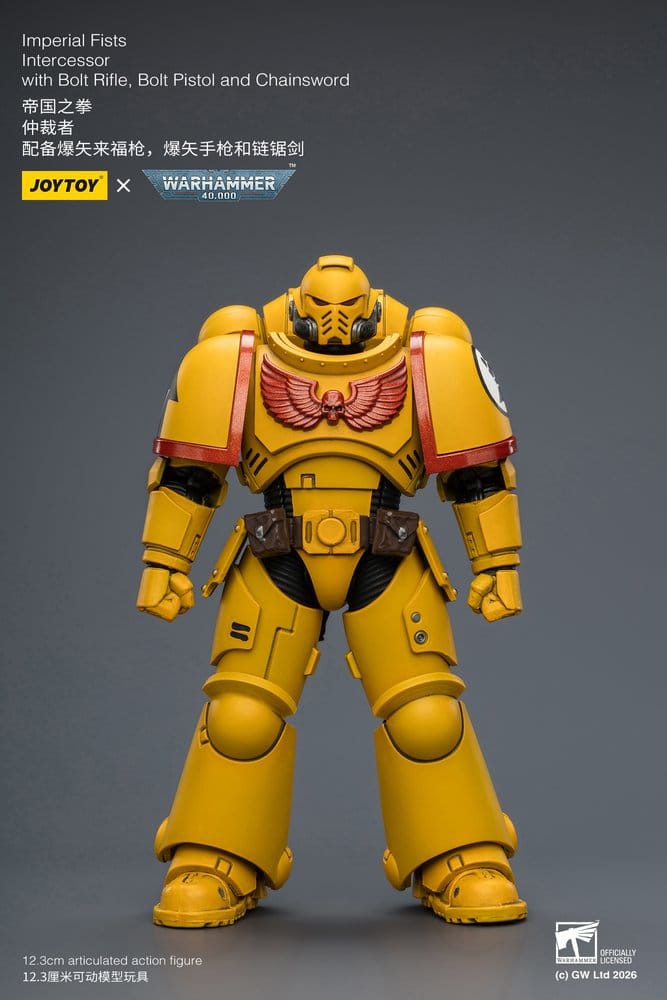 Warhammer 40,000 Figura Imperial Fists Intercessor 12 cm