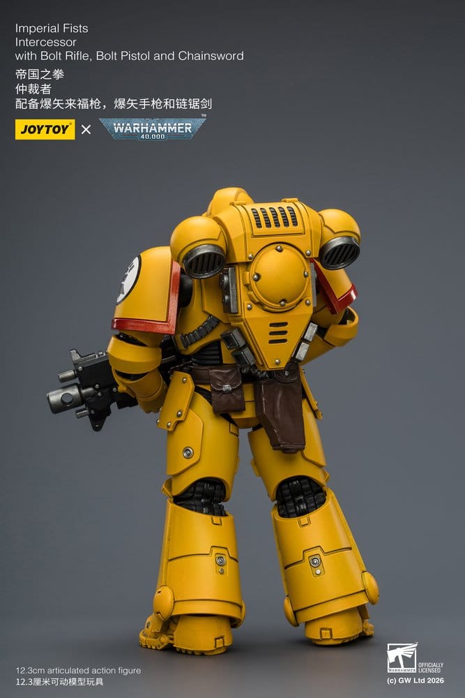 Warhammer 40,000 Figura Imperial Fists Intercessor 12 cm