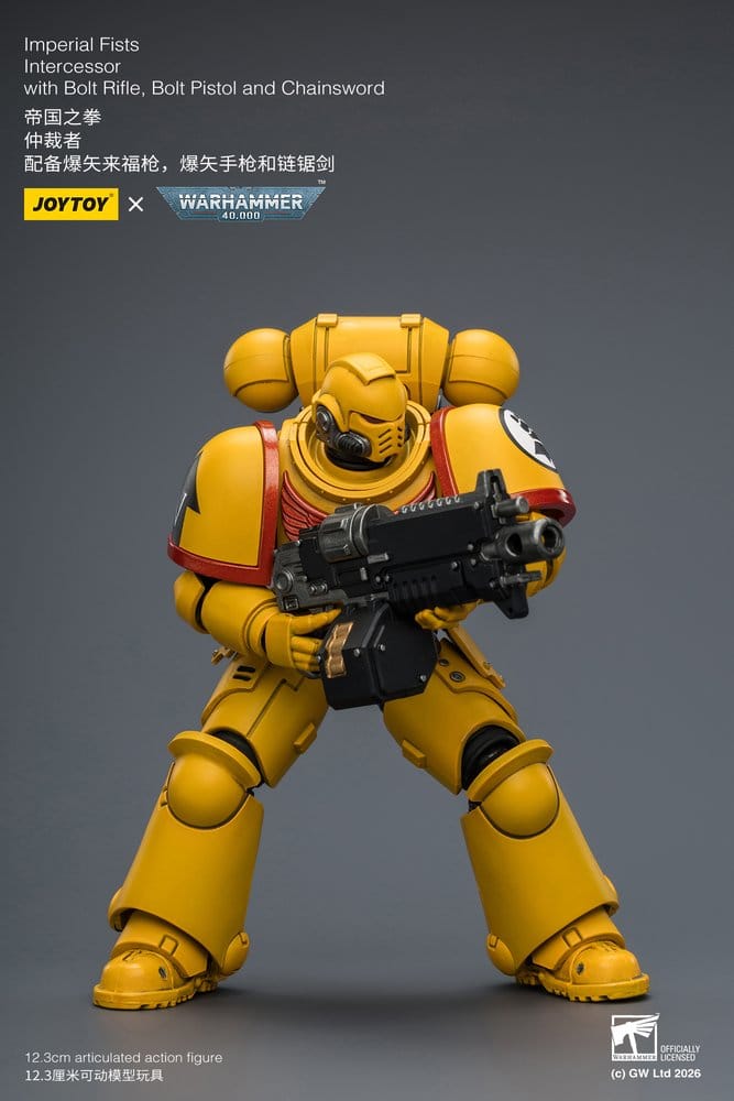 Warhammer 40,000 Figura Imperial Fists Intercessor 12 cm