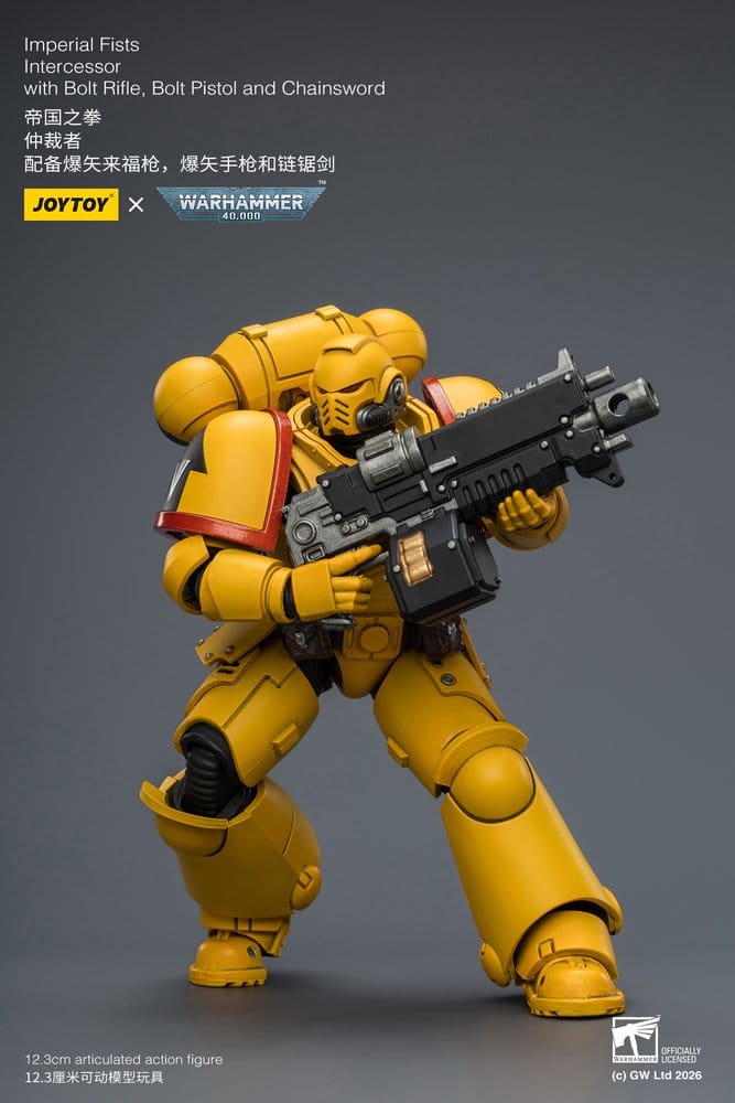 Warhammer 40,000 Figura Imperial Fists Intercessor 12 cm