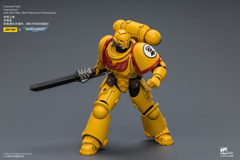 Warhammer 40,000 Figura Imperial Fists Intercessor 12 cm