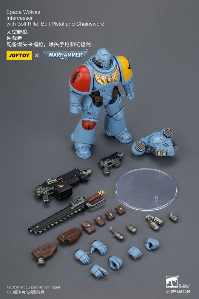 Warhammer 40,000 Figura Space Wolves Intercessor 12 cm