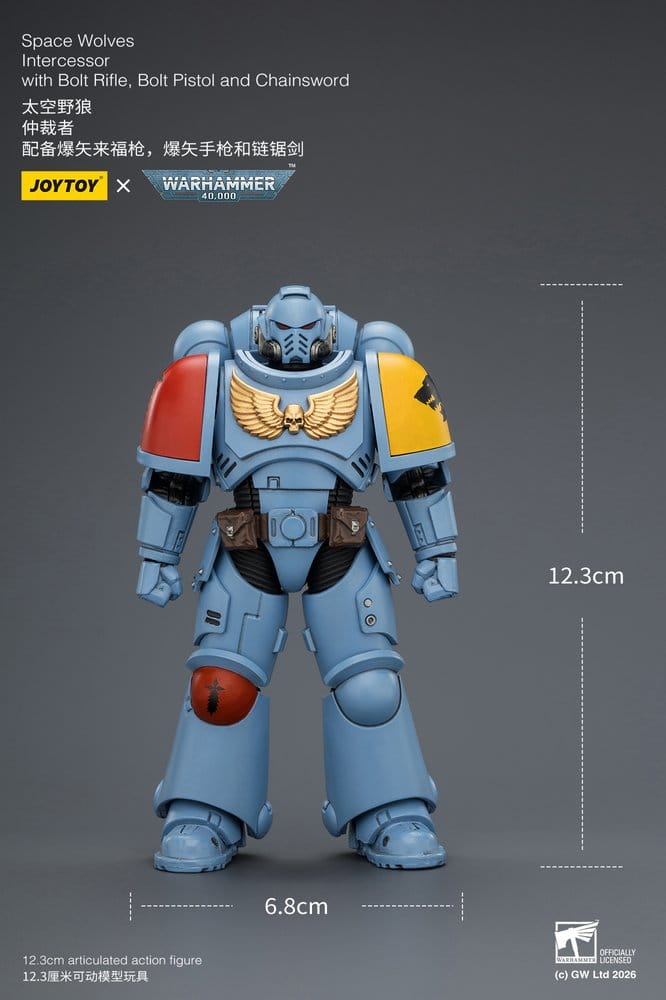 Warhammer 40,000 Figura Space Wolves Intercessor 12 cm