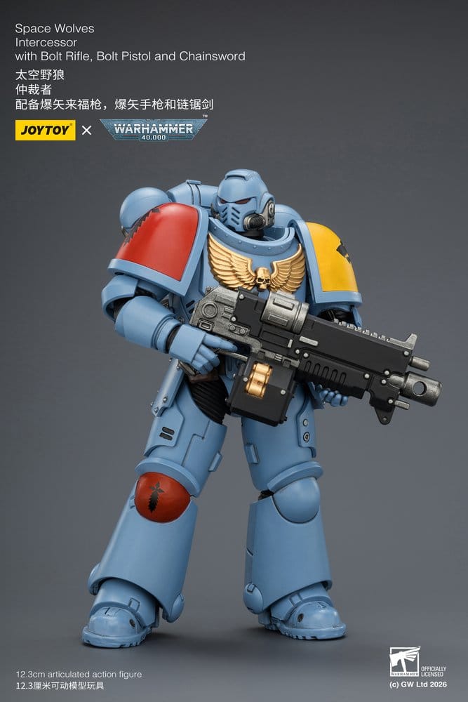 Warhammer 40,000 Figura Space Wolves Intercessor 12 cm