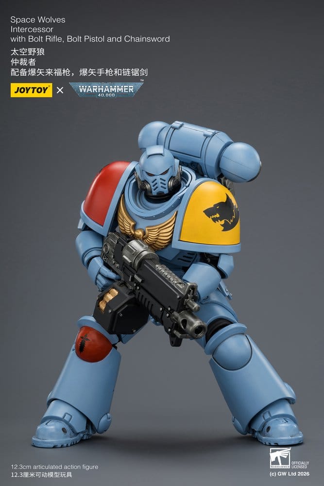 Warhammer 40,000 Figura Space Wolves Intercessor 12 cm