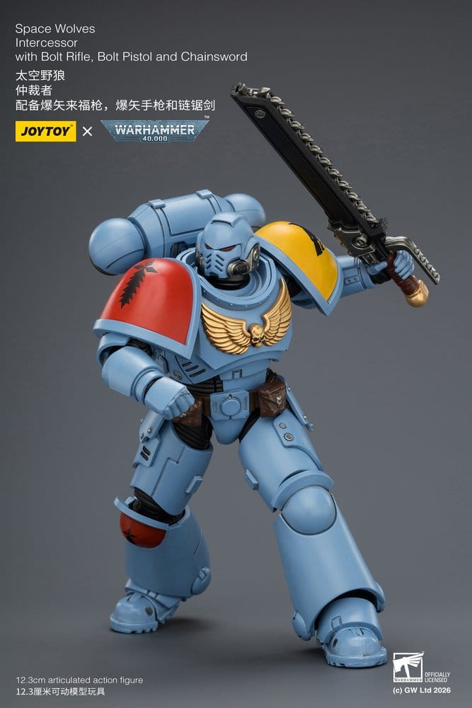 Warhammer 40,000 Figura Space Wolves Intercessor 12 cm