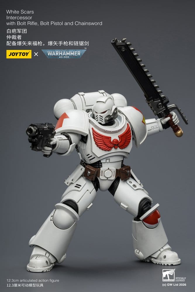 Warhammer 40,000 Figura White Scars Intercessor 12 cm