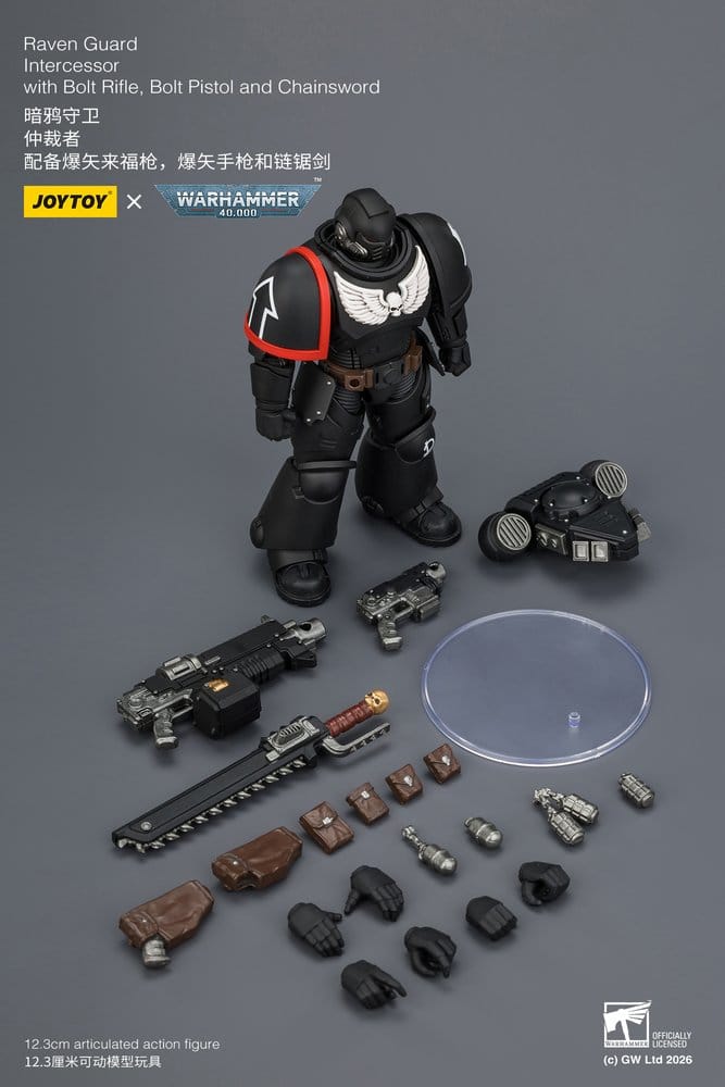 Warhammer 40,000 Figura Raven Guard Intercessor 12 cm