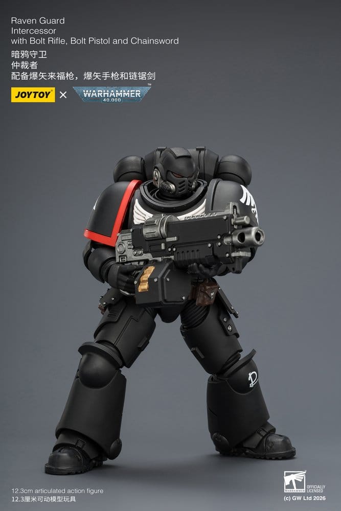 Warhammer 40,000 Figura Raven Guard Intercessor 12 cm