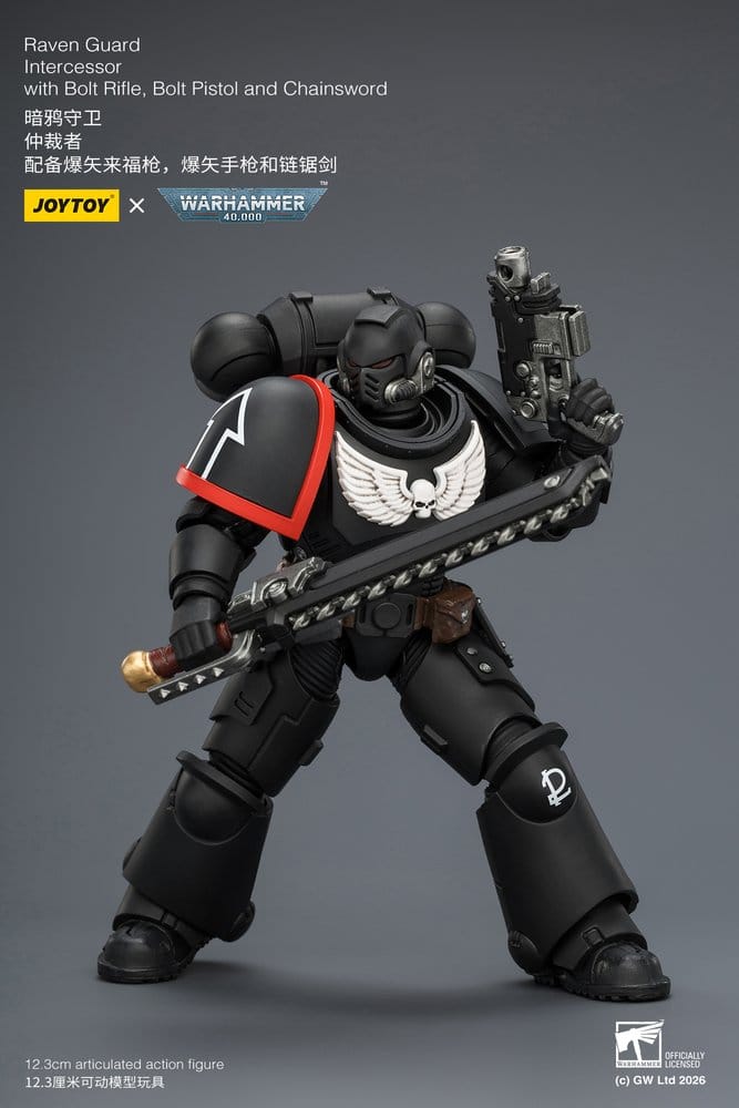 Warhammer 40,000 Figura Raven Guard Intercessor 12 cm