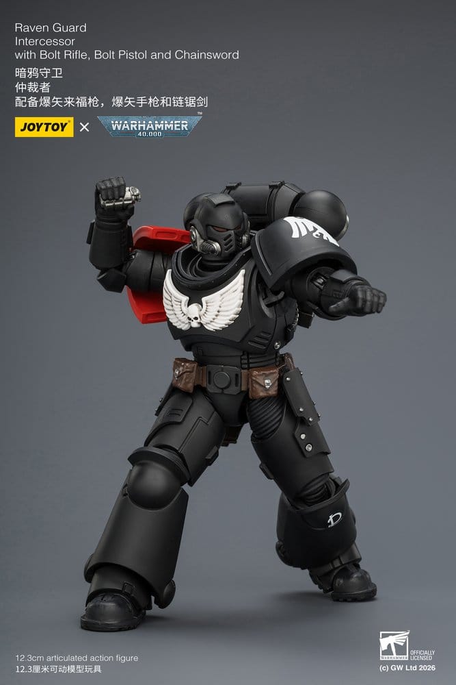 Warhammer 40,000 Figura Raven Guard Intercessor 12 cm