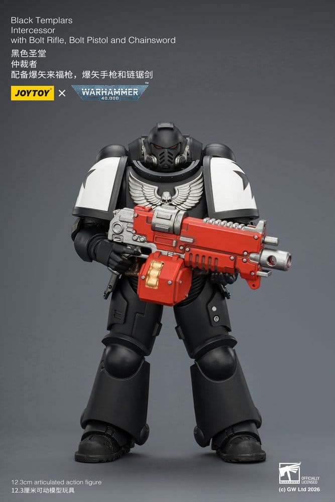 Warhammer 40,000 Figura Black Templars Intercessor 12 cm