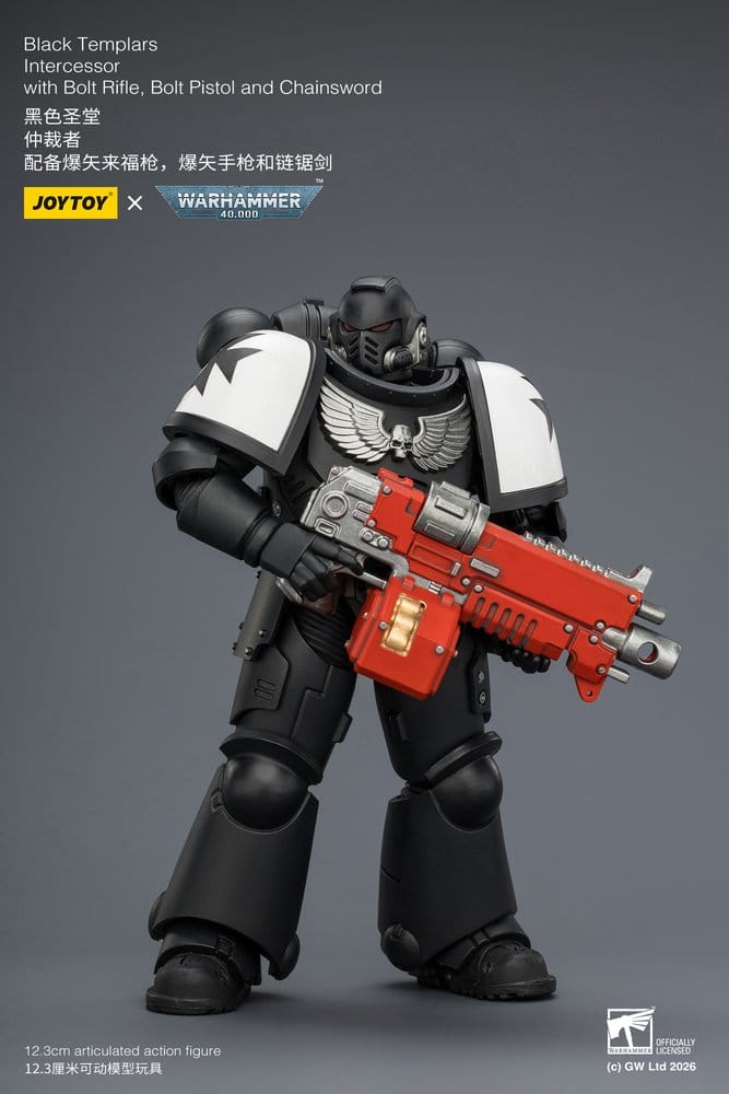 Warhammer 40,000 Figura Black Templars Intercessor 12 cm