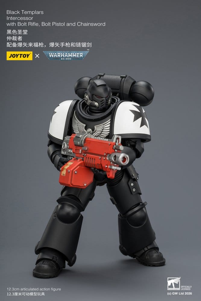 Warhammer 40,000 Figura Black Templars Intercessor 12 cm