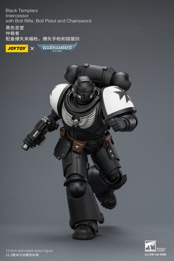 Warhammer 40,000 Figura Black Templars Intercessor 12 cm