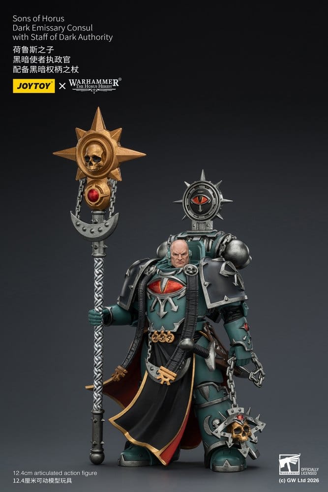 Warhammer The Horus Heresy Figura Sons of Horus Dark Emissary Consul 12 cm
