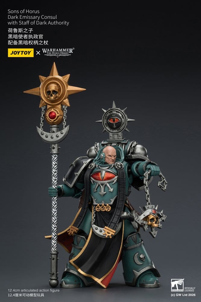 Warhammer The Horus Heresy Figura Sons of Horus Dark Emissary Consul 12 cm