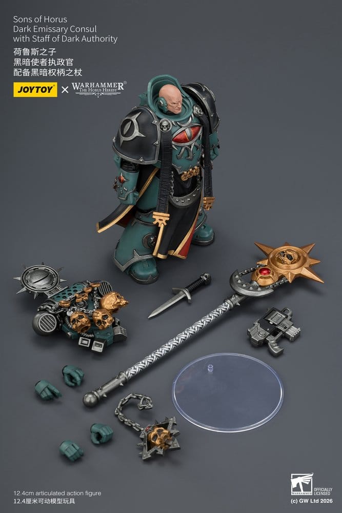 Warhammer The Horus Heresy Figura Sons of Horus Dark Emissary Consul 12 cm