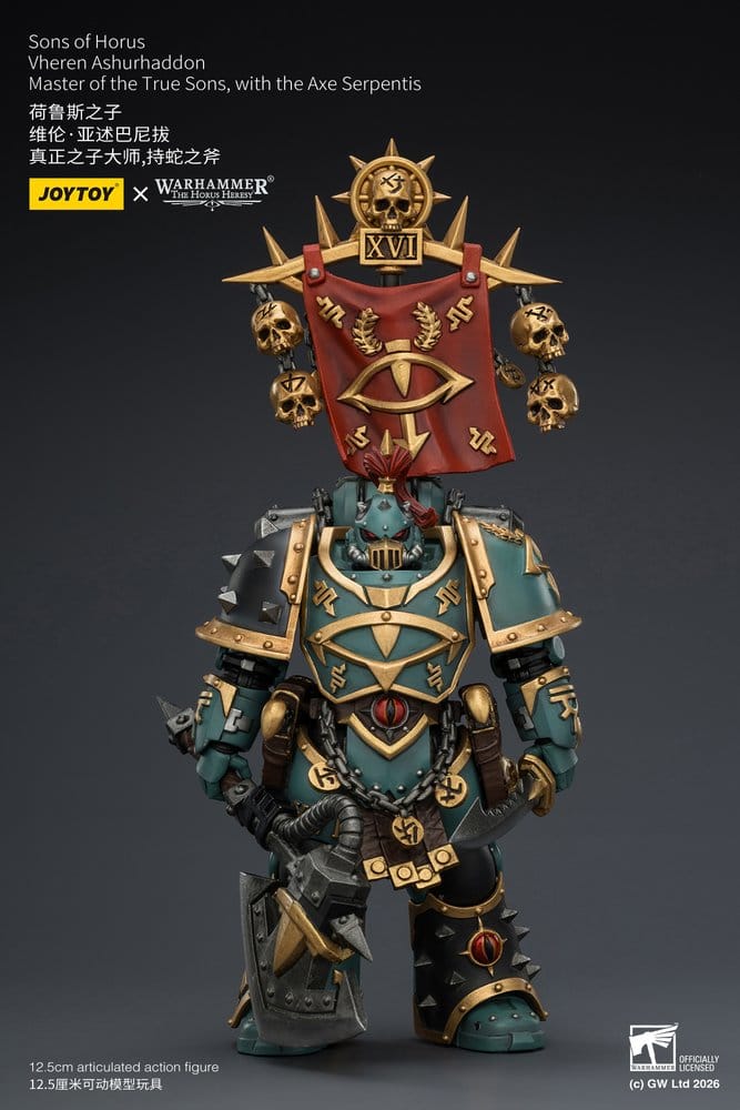 Warhammer The Horus Heresy Figura Sons of Horus Vheren Ashurhaddon Master of the True Sons 13 cm