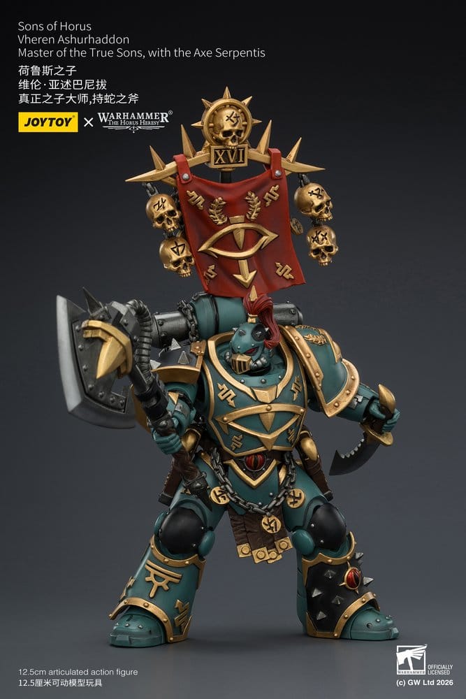 Warhammer The Horus Heresy Figura Sons of Horus Vheren Ashurhaddon Master of the True Sons 13 cm