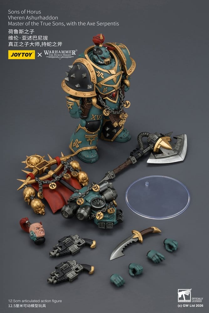 Warhammer The Horus Heresy Figura Sons of Horus Vheren Ashurhaddon Master of the True Sons 13 cm