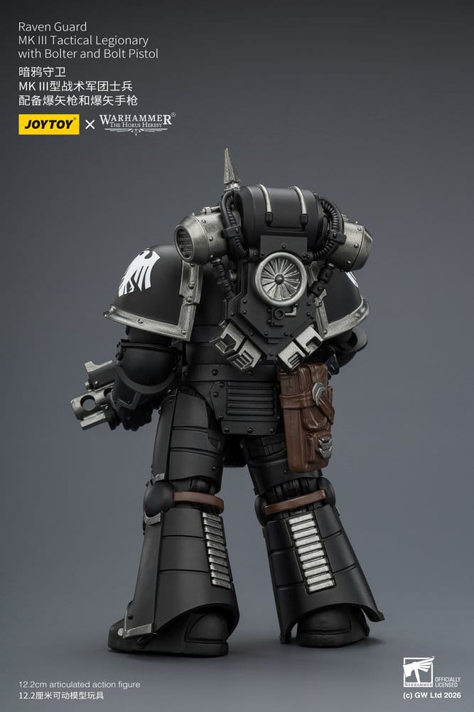 Warhammer 40,000 Figura Raven Guard MK III Legionário Tático 12 cm