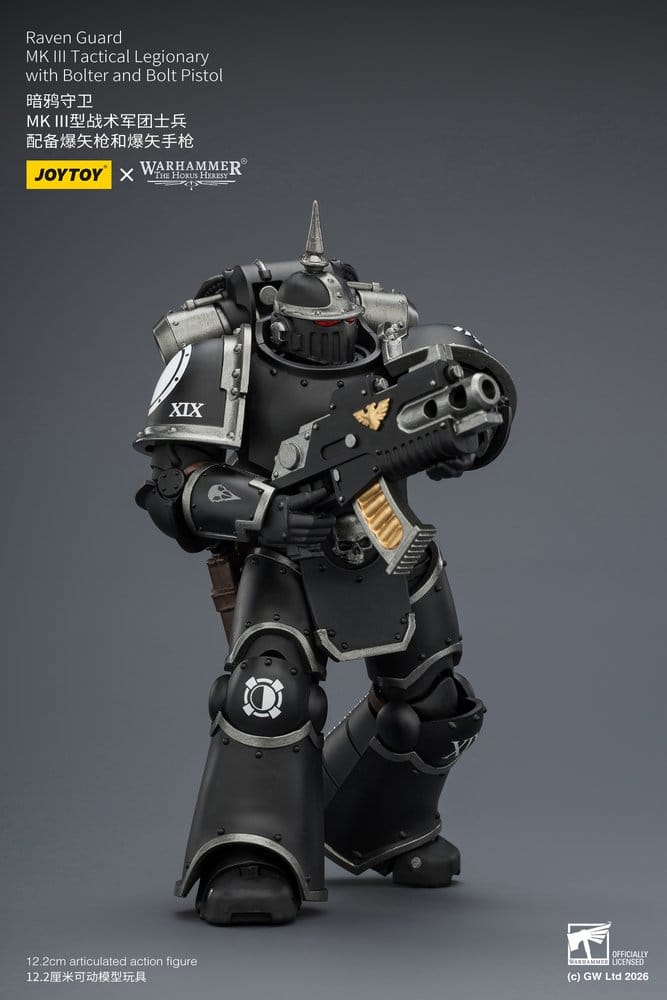 Warhammer 40,000 Figura Raven Guard MK III Legionário Tático 12 cm