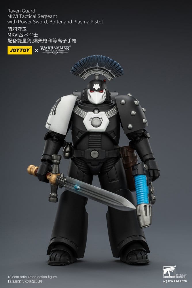 Warhammer 40,000 Figura Raven Guard MkVI Tactical Sergeant 12 cm