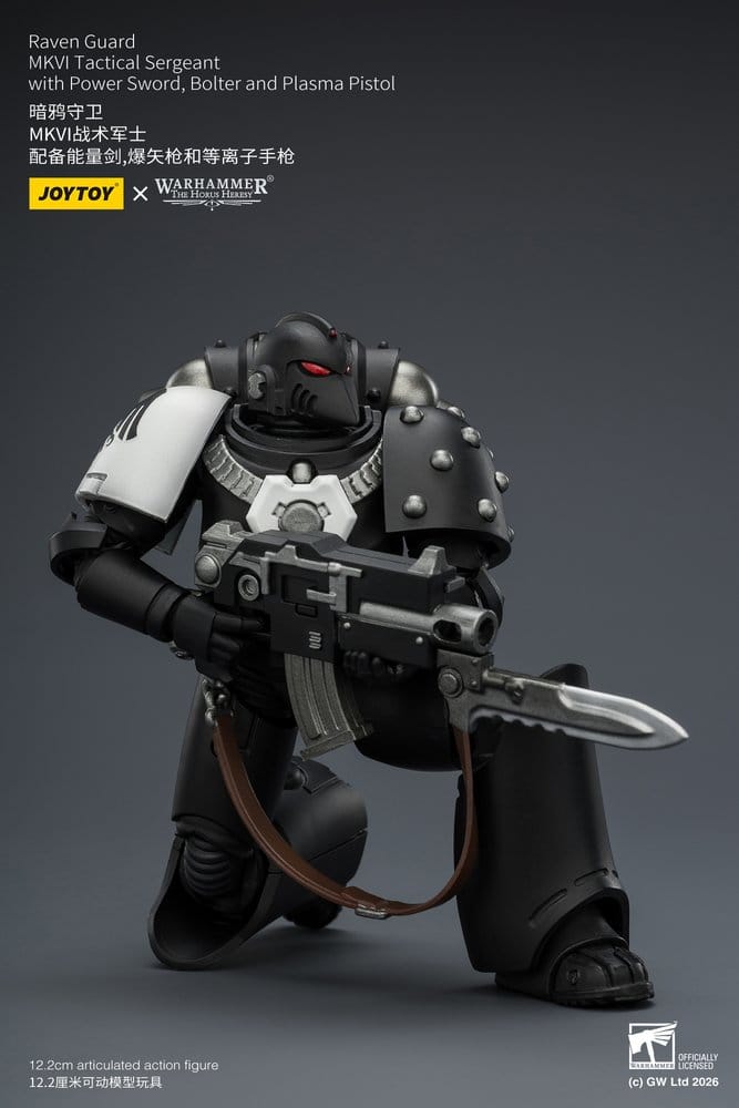 Warhammer 40,000 Figura Raven Guard MkVI Tactical Sergeant 12 cm