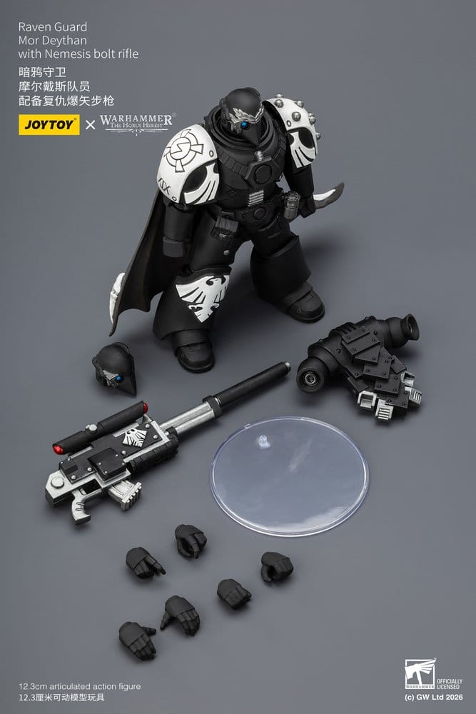 Warhammer 40.000 Figura Raven Guard Mor Deythan 12 cm