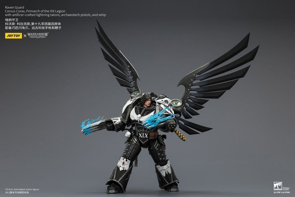 Warhammer 40,000 Figura Raven Guard Corvus Corax, Primarch of the XIX Legion 18 cm