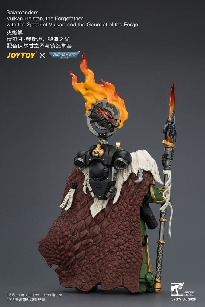 Warhammer Figura Salamandras Vulkan He'stan, o Forjador 13 cm