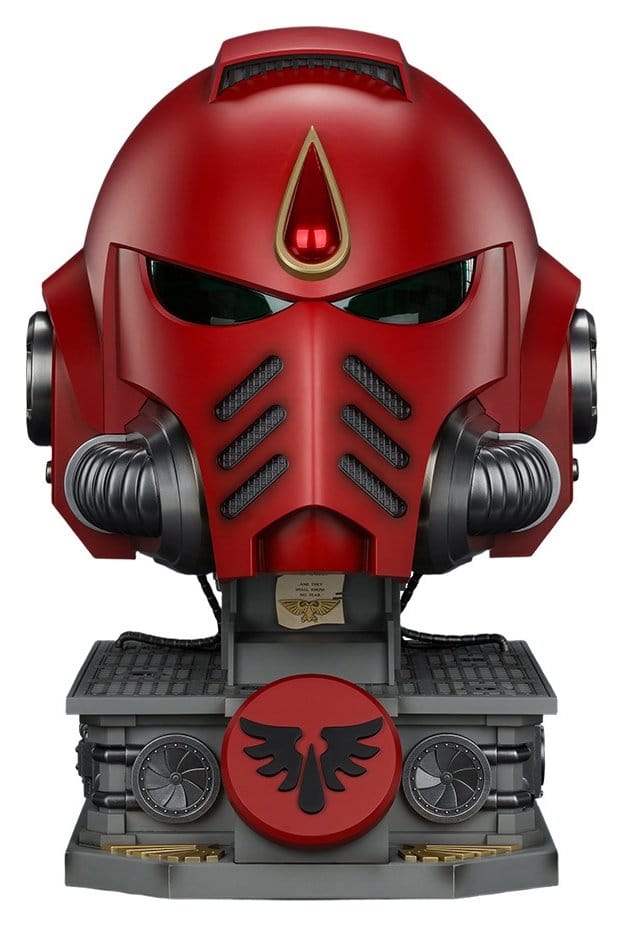 Warhammer Réplica Casco Blood Angels MkX & Soporte de Exhibición 44 cm Frikytopia