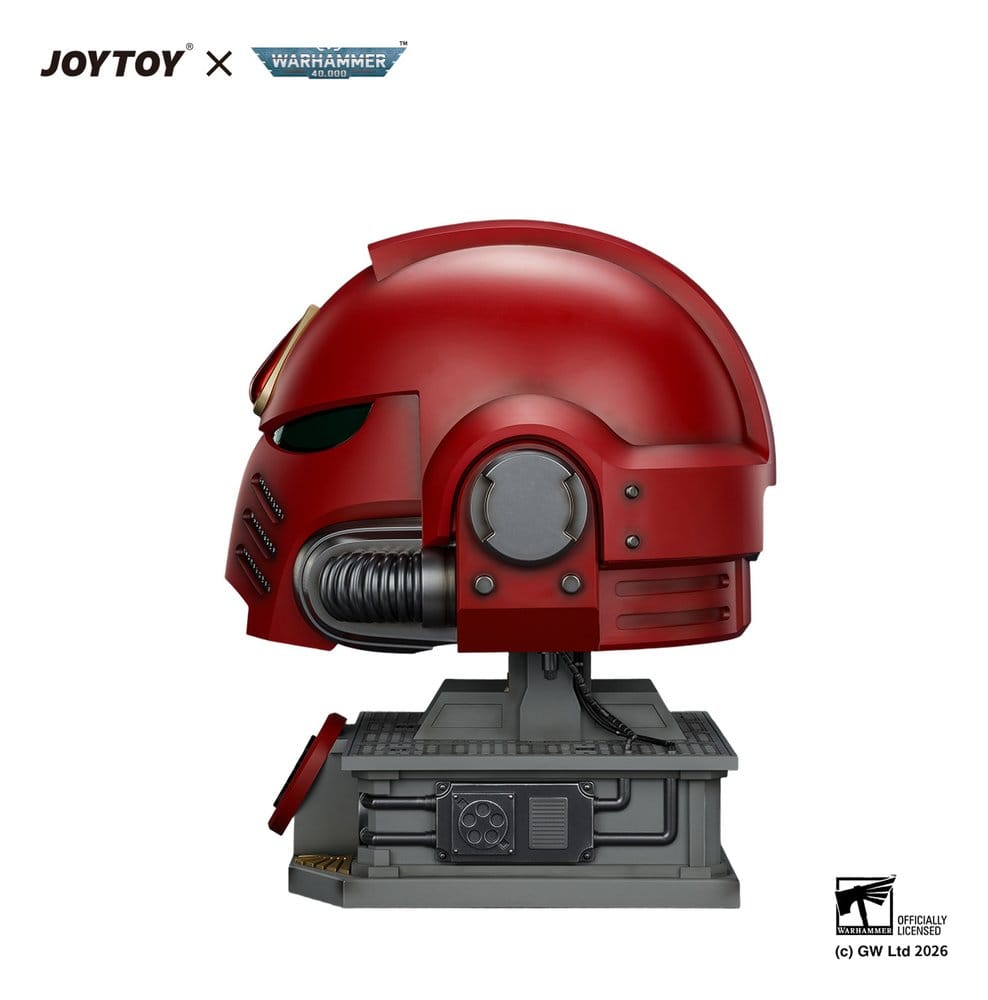 Warhammer Réplica Casco Blood Angels MkX & Soporte de Exhibición 44 cm
