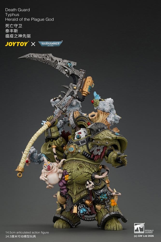 Warhammer Figura Death Guard Typhus Herald of the Plague God 15 cm